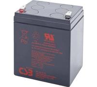 Batterie de secours CSB Pb VRLA AGM 12V/5,1Ah (HR1221W F2)
