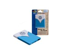 Batterie de secours design pour téléphone portable Volkwagen beige et bleue 3000mAh