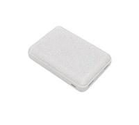 AKASHI Batterie De Secours Eco - 10 000 Mah - En Paille Blé Recyclée Blanc G