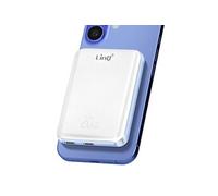 Batterie de Secours MagSafe 5000 mAh 15W Compact LinQ Blanc