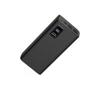 Batterie De Secours Noire, 5 Sorties - Power Delivery - 30 000mAh - Affichage LED [ Travel Power Bank Externe ]