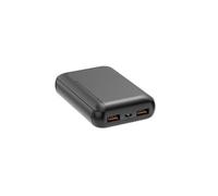 Batterie de secours - Power Bank 10 000 mAh - 2 ports USB A - 10W - coloris noir