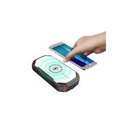 Revolt – Batterie de secours solaire 20000 mAh – Compatible charge par induction Qi