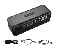 Batterie de secours UPS - Bloc d'alimentation de routeur 10 400 mAh, batteries de caméra de sécurité compactes, unité rechargeable longue durée | Alimentation de batterie de secours portable pour