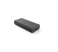 Batterie de secours 20000mAh 3 ports - 1 port USB-C + 2 ports USB A - 15W - câble USB/USB-C 20cm inclus - noir Noir G