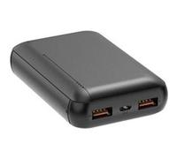 Batterie de secours WE - Power Bank 10 000 mAh - 2 ports USB A - 10W - coloris noir Noir G