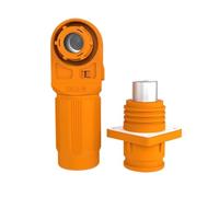 Batterie de stockage d'énergie à noyau unique 120 A 200 A 350 A 450 A Connecteur rapide DC 1000 V Terminal IP67 pour système photovoltaïque (gris foncé, 350 A-450 A)