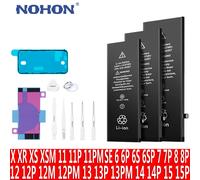 Batterie de téléphone NOHON pour Apple Iphone 5 6 S 7 8plus X Xr Xs Max 11 12 Pro 13 14 plus batterie de remplacement batterie au Lithium polymère Pour iPhone 7
