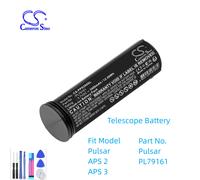 Batterie de télescope pour Pulsar: APS 2, APS 3, PL79161,Axion XM,Axion XQ,Axion XQ LRF,Proton XQ,Proton FXQ,Digex,Thermion,--3400mAh PPS300SL