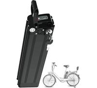 Batterie De Vélo Électrique 36V 10Ah 13Ah 15Ah 18Ah 20Ah avec Chargeur, E-Bike Batteries Rechargeable Étanche Batterie pour 200W 350W 500W 750W Moteur 36V10Ah,4pin