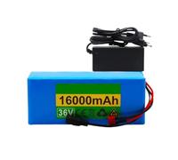 Batterie De Vélo Électrique 36V 16AH Batterie Au Lithium pour Scooter Électrique 10S4P Batterie Haute Puissance avec Chargeur Matériau PVC Étanche XT30+DC