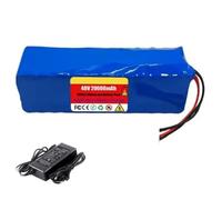 Batterie De Vélo Électrique 48V 20Ah Batterie Électrique avec Chargeur 13S4P Batterie Haute Puissance Remplaçable Étanche Batterie pour 200W 500W 800W 1000W 48V 20Ah,XT30+DC