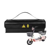 Batterie de vélo électrique - Coque de sécurité étanche, sac de transport ignifuge de 41x14x13cm, étui de rangement résistant à la chaleur, équipement de support durable | Protection fiable de la