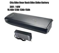 Batterie de vélo électrique de support arrière de vélo de ville 48V 12Ah 36V 13Ah 15Ah pour Crussis Joycube JCEB360-11 e-classique Gitane e-organe XS e-zumba Repl 48V 10.4Ah