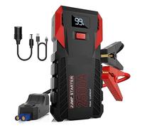 Batterie de Voiture 2500A Jump Starter for Voiture Chargeur Portable Booster de Voiture Power Bank 12V Dispositif de démarrage de Batterie de Voiture d'urgence