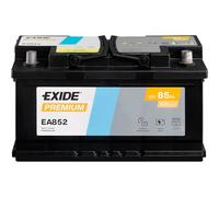 Batterie de voiture de qualité supérieure Exide Carbon Boost - EA852, 85 Ah, 12 V, 800 A
