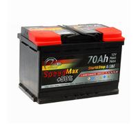 SPEED L370AGMMAX Batterie +50% de démarrage AGM 12V 70Ah 760A droite 278x175x190 mm