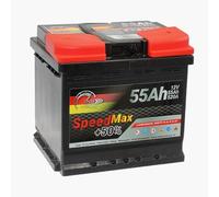 Batterie de voiture Speed SMC L1MAX - 55 Ah 520 A 12 V sans entretien prête à l'emploi