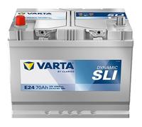 VARTA - Batterie voiture 12V 70AH 630A (n°E24) - Réf. 709254