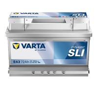 Varta Batterie voiture Blue Dynamic E43 (572409068K262) 72Ah 680A 278 x 175 x 175 mm