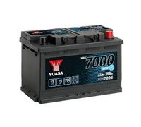 Yuasa Batterie YBX7096 75 Ah 700 A/EN 278×175×190 mm Compatible VW Golf/Tiguan/Sharan
