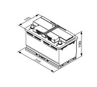 Batterie Démarrage pour Alfa Romeo Alpine BMW Audi Chevrolet Deutz-Fahr Dodge Fi