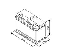 Batterie Démarrage pour Alfa Romeo Audi BMW Cadillac Case IH Chevrolet Claas Dod