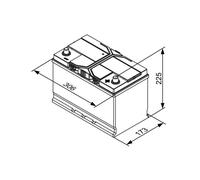 Batterie Démarrage pour Askam DAF Great Wall Hyundai Kia Isuzu Lexus Man Mazda M