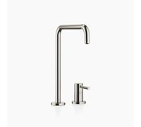 Batterie deux trous Dornbracht META SQUARE avec rosaces individuelles, charge...