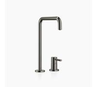 Batterie deux trous Dornbracht META SQUARE avec rosaces individuelles, déchar...