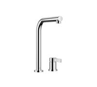 Dornbracht Elio Mitigeur a deux trous avec rosaces individuelles et bec rotatif Chrome 32800790-00