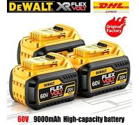 Batterie DeWALT 100% originale 20V/60V 9000mAh MAX FlexVolt pour DCB200 DCB205 DCB206 DCB209 DCB182 Batterie pour outil électrique Transport aérien 9AH X1 charger X1