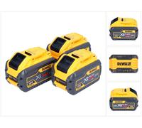 Batterie DeWalt 3x DCB 548 18 V / 54 V max. 12 Ah / 12000 mAh Li-Ion XR FLEXVOLT - avec indicateur de niveau de charge