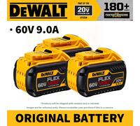Batterie Dewalt originale 100% authentique 20V/60V 9.0Ah MAX 9000mAh FlexVolt DCB609 DCB202 DCB205 DCB206 DCB209 Outil électrique Li-Ion disponible DW 20V5Ah x2
