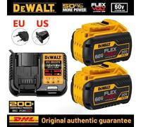 Batterie DEWALT originale 20V/60V 9000mAh, batterie dewalt 18v, batterie pour outils électriques DCB200 DCB205 DCB206 DCD805, chargeur dewalt 20V 20V 2PCS 5Ah-Charger