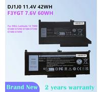 Batterie d'ordinateur portable 2X39G pour Dell Latitude 14 7480 7490 E7480 E7490 12 7280 7290 E7280 E7290 13 7380 7390 E7380 E7390 F3YGT DJ1J0 DJ1J0 11.4V 42WH