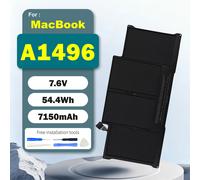 Batterie d'ordinateur portable de remplacement A1496 pour MacBook Air 13 pouces A1466 A1369 Compatible avec A1405 A1377 Cycle d'autonomie étendue