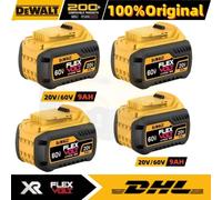 Batterie d'origine DeWALT 20V/60V 6Ah 9Ah MAX FlexVolt pour DCB606 DCB205 DCB206 DCB209 DCB182 Outil électrique 20V 3PCS 6.0Ah