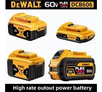 Batterie d'origine DeWALT 20V/60V 6Ah 9Ah MAX FlexVolt pour DCB606 DCB205 DCB206 DCB209 DCB182 Power Too 20V 5AH X2 ChargerX1
