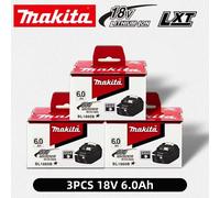 Batterie d'origine Makita BL1860 18V 6AH pour outils électriques Li-ion, remplacement LXT BL1850 BL1840 pour tournevis 18V avec BMS 18V 2PCS 6.0Ah Battery