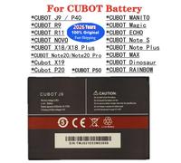 Batterie d'origine pour CUBOT Note 20 Pro S Plus J9 P40 P50 RAINBOW NOVA MANITO Magic X18 MAX Dinosaur X19 P20 R9 R11 CUBOT NOVA