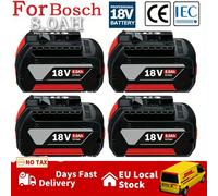 Batterie d'origine pour perceuse électrique Bosch 18V 8.0Ah, batterie Li-ion rechargeable 18V 6.0Ah, BAT609, BAT618, BAT618G, BAT614 3pcs battery 8.0AH