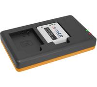 Batterie + Double Chargeur (USB) pour Li-50b / Olympus SH-..SP-..SZ-..TG-..VG-..VR-..XZ-..mju-..µ-.. / Pentax/Ricoh WG-... - v. liste - Cable Micro-USB Inclus