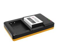 Batterie + Double Chargeur (USB) pour LP-E17 / Canon EOS 77D, 200D, 750D, 760D, 800D / EOS M3, M5, M6 (sans Affichage du Niveau de Batterie restant!)