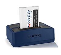 Batterie + Double Chargeur (USB) pour NB-13L NB-13LH / Canon PowerShot G5 X, G7 X, G9 X (3.6V - 1050mAh - avec Infochip)