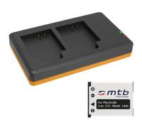 Batterie + Double Chargeur (USB) pour Nikon EN-EL10 / Coolpix S60 S80 S200 S202 S203 S205 S210 v. liste