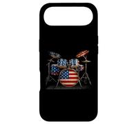 Batterie Drapeau américain 4 Juillet Batteur Patriotique USA Coque pour iPhone Air