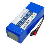 Batterie Ebike 36V 100Ah Batterie De Vélo Électrique Haute Puissance Batterie 10S3P Batterie Remplaçable avec Chargeur Et BMS Grande capacité pour 50W-500W Moteur 36V 100Ah,Bullet+SM