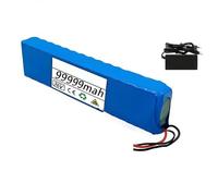 Batterie Ebike 36V 99AH Batteries pour Vélo Electrique Batterie Haute Puissance pour 150W-700W Scooter Moteur 10S3P Batterie Remplaçable avec Chargeur 36V 99Ah,3lines+DC