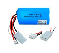 Efaso Akku 7,4V 1800mAh Li-Po pour Modèles avec Fiche Tamiya P. Ex. Henglong 3809 Blindé Tigre 1